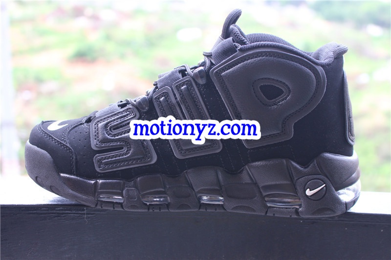 Supreme x Nike Air More Uptempo Black